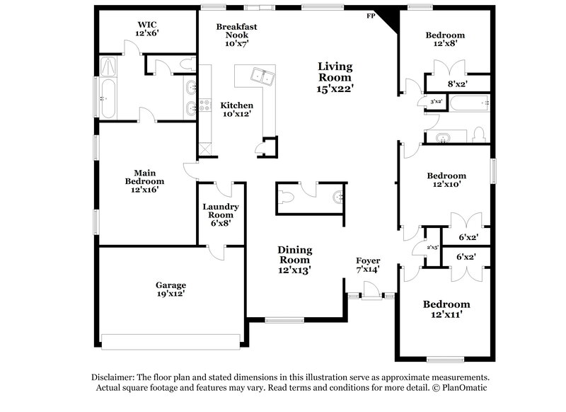 2,050/Mo, 184 Heartland Cir Unit 75 Winder, GA 30680 Floor Plan View