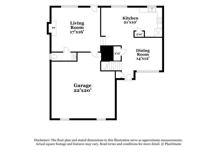 1,895/Mo, 208 Ernestine Way Stockbridge, GA 30281 Floor Plan View 2