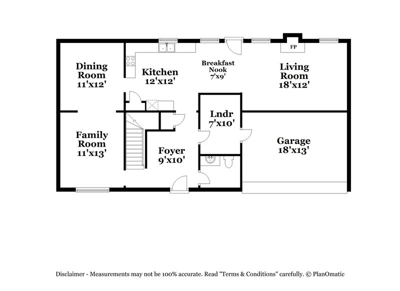 2,370/Mo, 710 Dellrose Trce McDonough, GA 30253 Floor Plan View