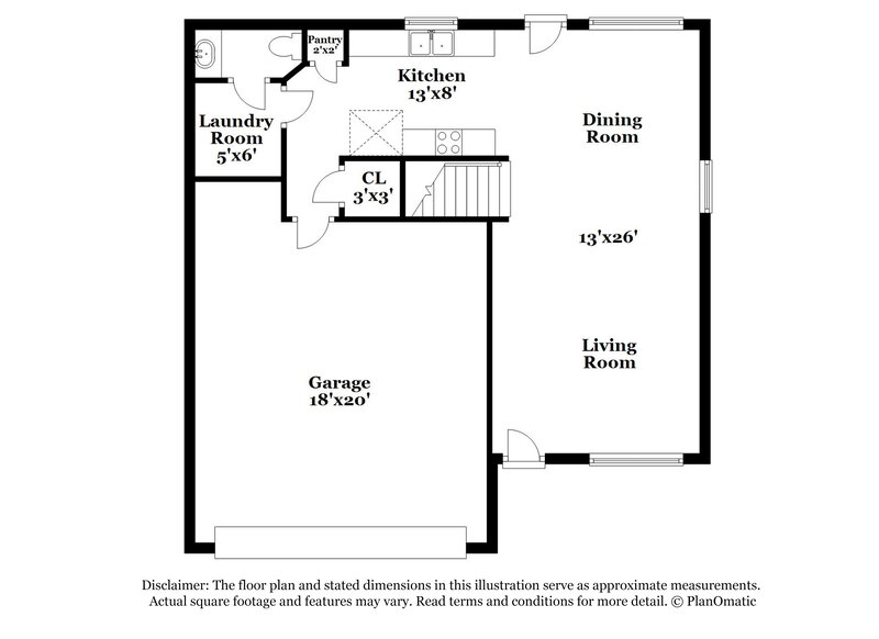 2,035/Mo, 8116 Amanda Ln Covington, GA 30014 Floor Plan View
