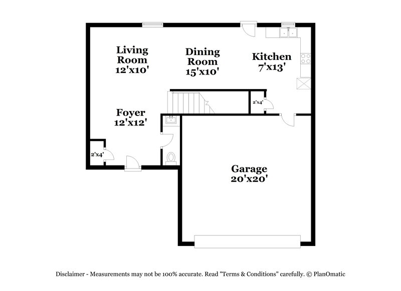 2,170/Mo, 129 Aberdeen Way Dallas, GA 30132 Floor Plan View