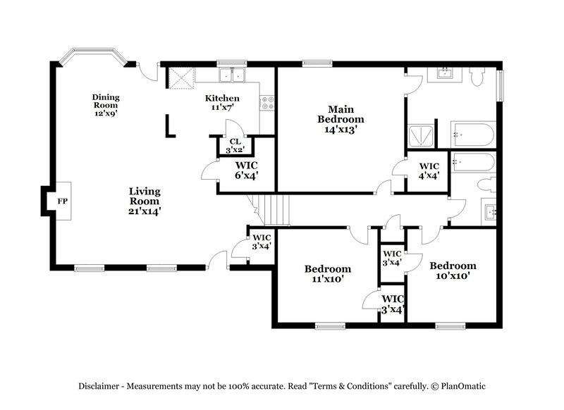 1,805/Mo, 434 Ivy Crest Dr Dallas, GA 30157 Floor Plan View