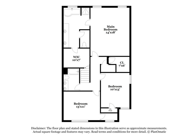 2,075/Mo, 2913 Warwick Ct McDonough, GA 30253 Floor Plan View 2