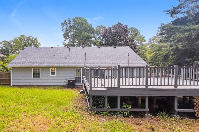 2,650/Mo, 2981 Landmark Dr SE Conyers, GA 30094 Rear View