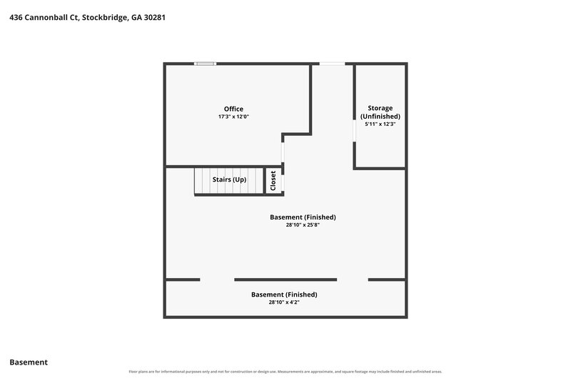 2,525/Mo, 436 Cannonball Court Stockbridge, GA 30281 Floor Plan View
