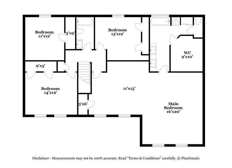 2,340/Mo, 3087 Red Oak Trl Decatur, GA 30034 Floor Plan View