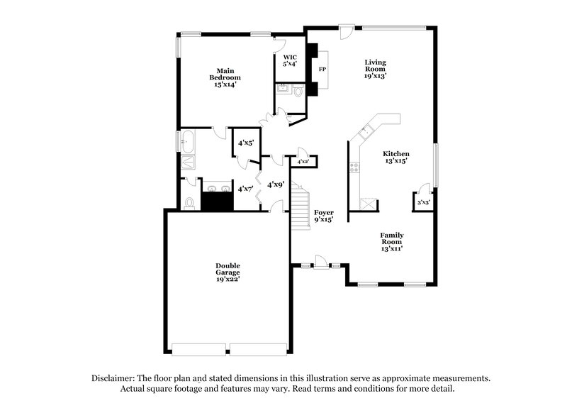 2,180/Mo, 210 Fitzgerald Pl Atlanta, GA 30349 Floor Plan View