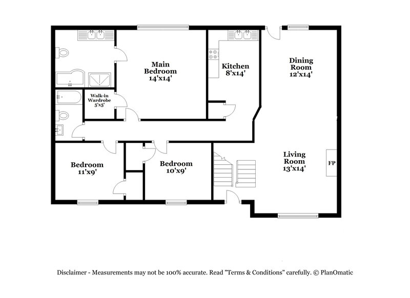 2,035/Mo, 180 S Barbara Ln Austell, GA 30168 Floor Plan View 2