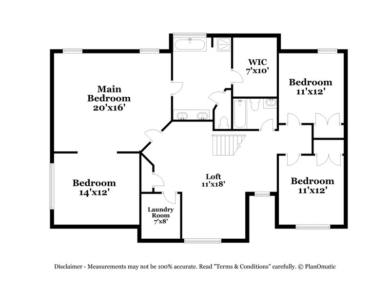 2,255/Mo, 301 Millstone Dr Hampton, GA 30228 Floor Plan View