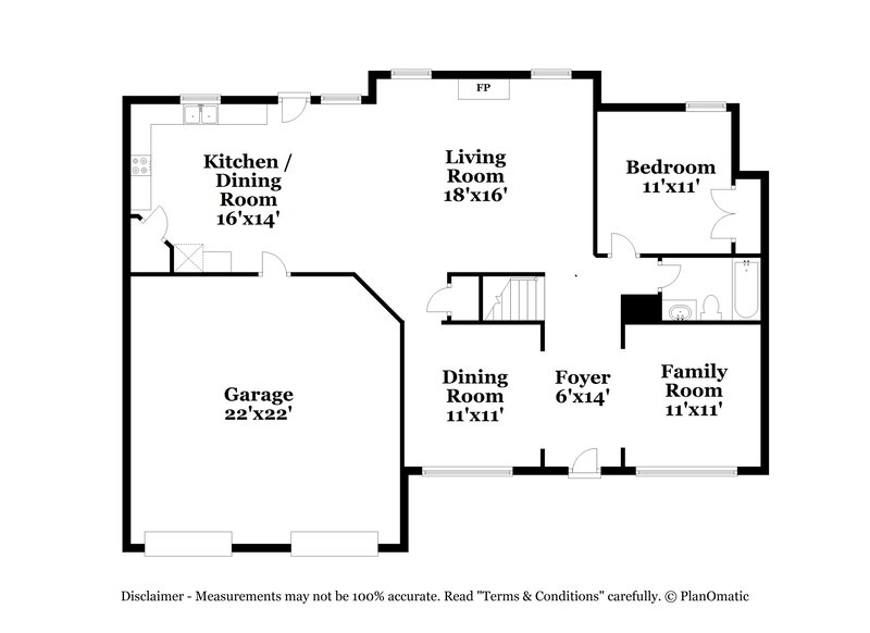 2,255/Mo, 301 Millstone Dr Hampton, GA 30228 Floor Plan View 2