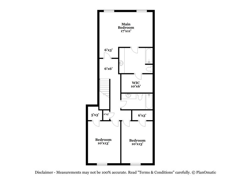 2,840/Mo, 4495 Chestnut Lake Ave Lithonia, GA 30038 Floor Plan View 2