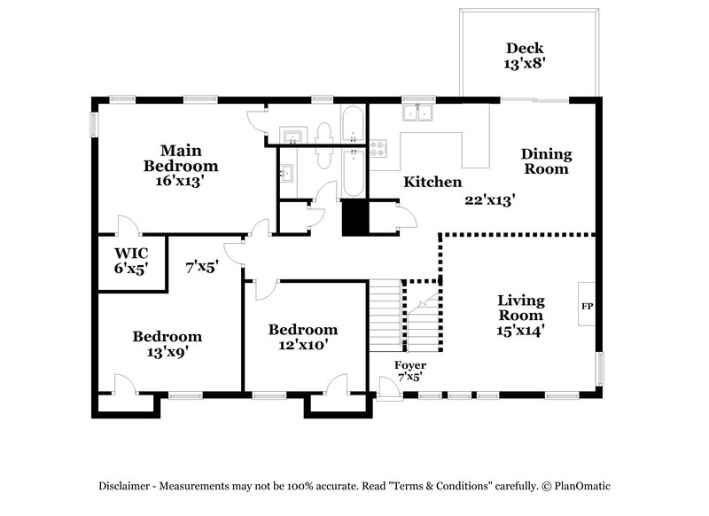 2,110/Mo, 3375 Revere Cir Snellville, GA 30039 Floor Plan View