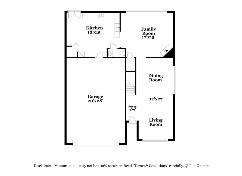 2,205/Mo, 5545 Sable Bay Pt Atlanta, GA 30349 Floor Plan View