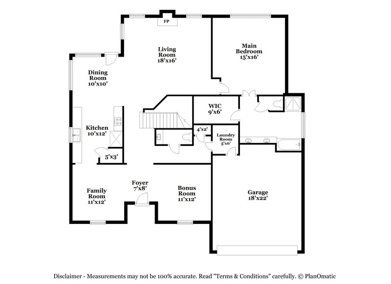2,395/Mo, 7036 Crestwood Pl Lithonia, GA 30058 Floorplan View