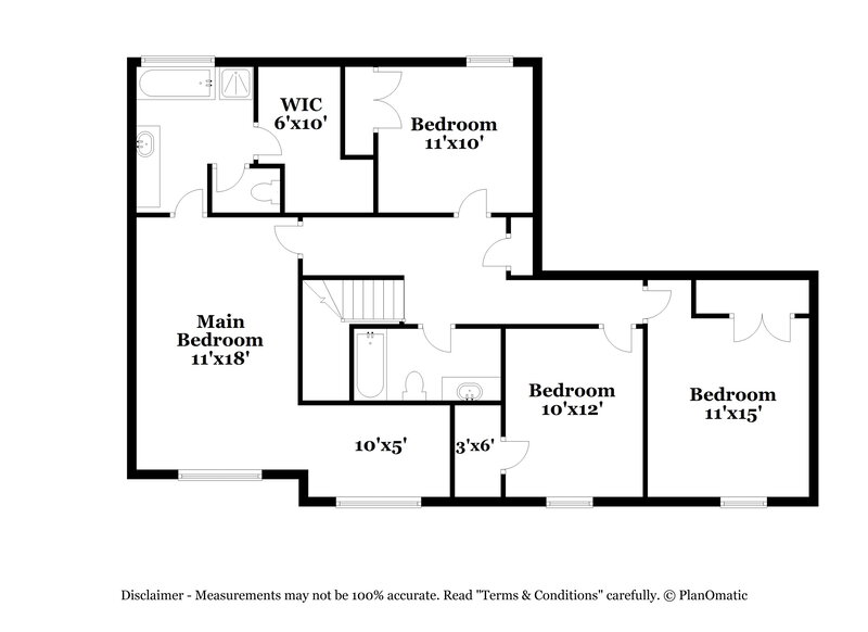2,395/Mo, 5621 Winchester Pl Lithonia, GA 30038 Floor Plan View 2