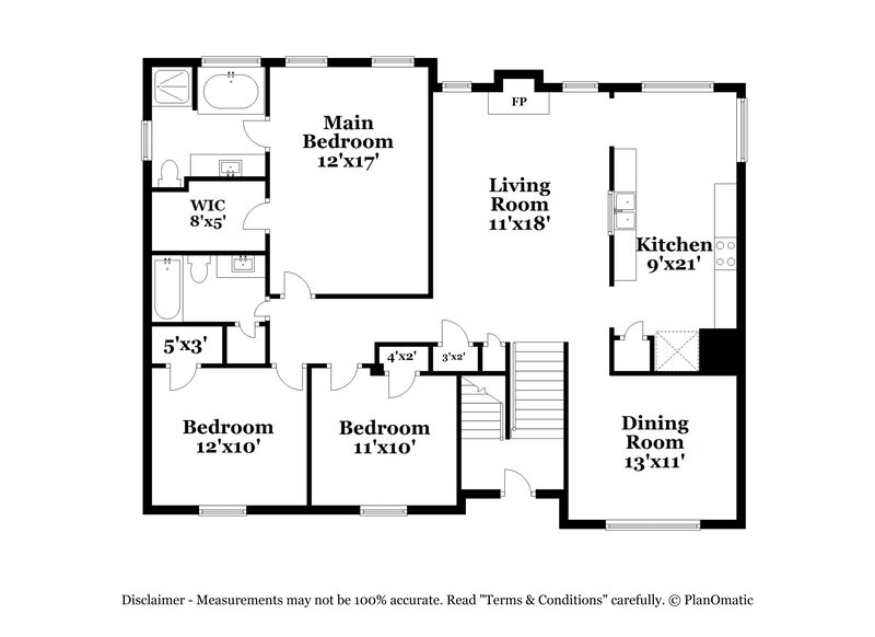 2,200/Mo, 757 Auburn Ridge Way Riverdale, GA 30296 Floor Plan View