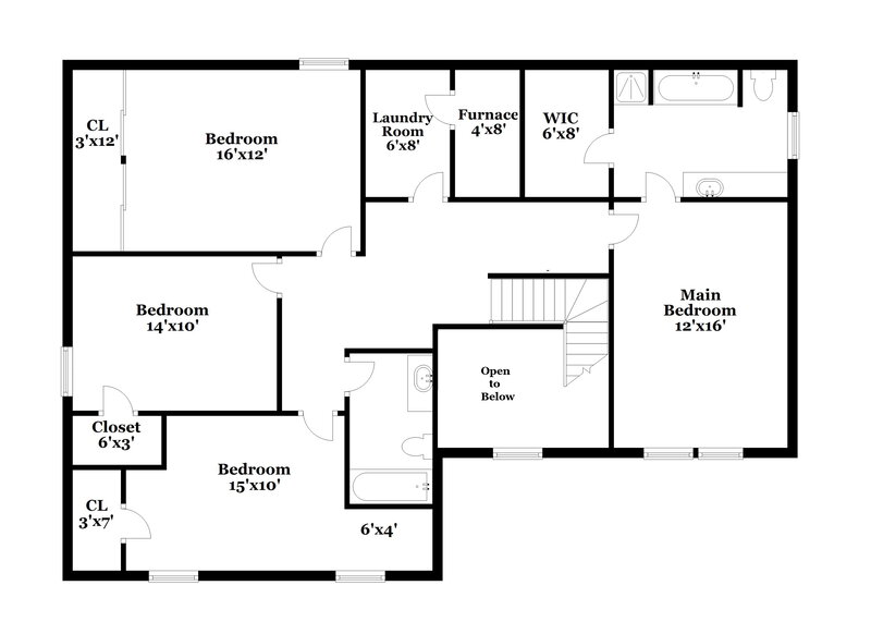 3,060/Mo, 31 Longview Ct Powder Springs, GA 30127 Floorplan View