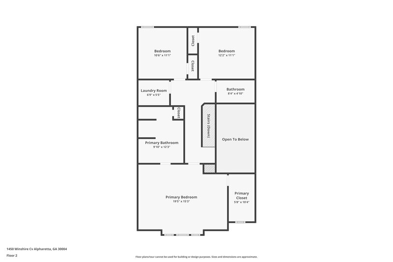 3,350/Mo, 1450 Winshire Cv Alpharetta, GA 30004 Floor Plan View 2