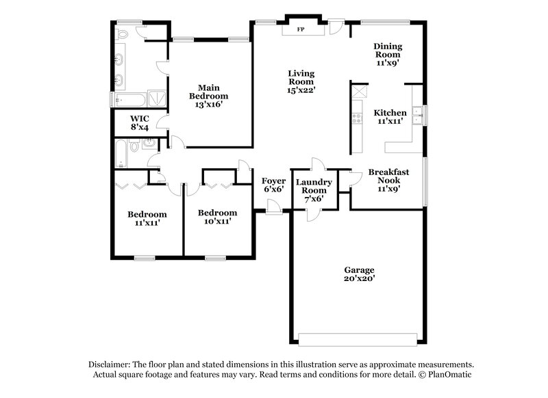 1,970/Mo, 86 Greenland Dr McDonough, GA 30253 Floor Plan View