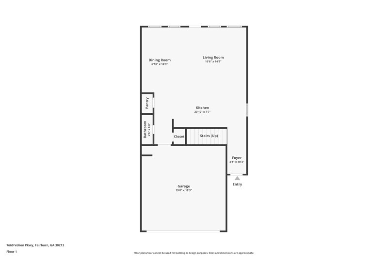 2,005/Mo, 7660 Volion Pkwy Fairburn, GA 30213 Floor Plan View 2