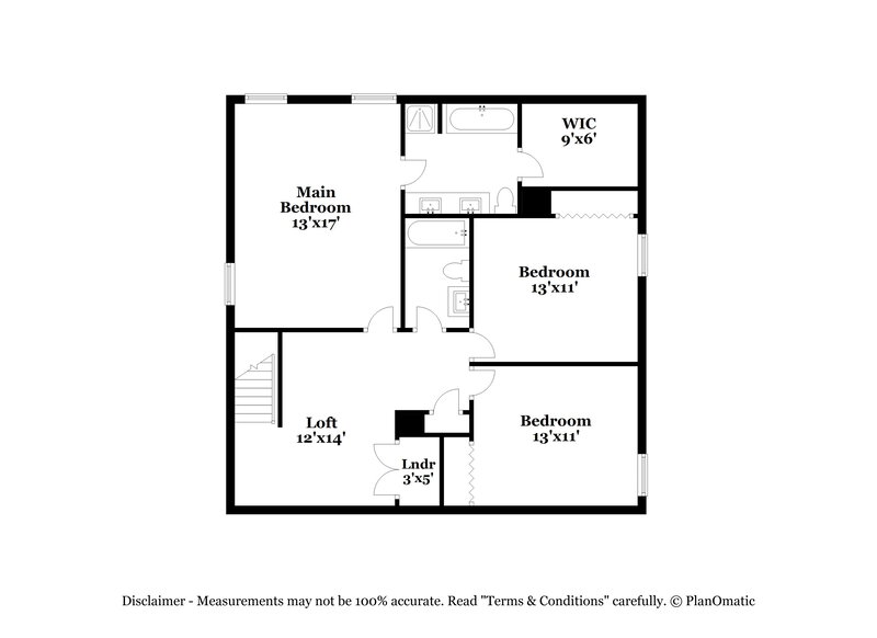 1,775/Mo, 6708 Brookfield Way Douglasville, GA 30134 Floor Plan View