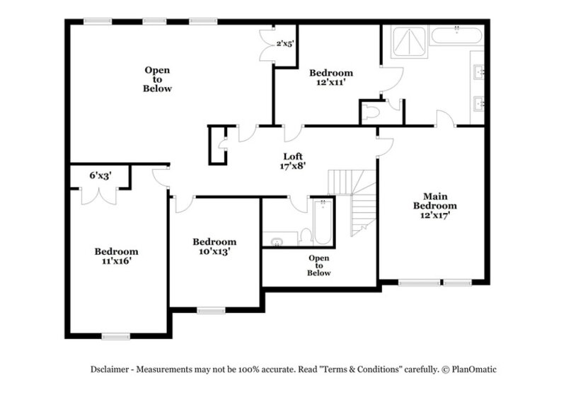 2,385/Mo, 3300 Rockmill Dr Ellenwood, GA 30294 Floorplan View 2