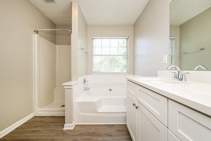 2,560/Mo, 3300 Rockmill Dr Ellenwood, GA 30294 Main Bathroom View 2