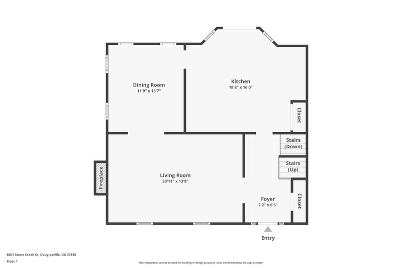 3,080/Mo, 8601 Stone Creek Ct Douglasville, GA 30135 Floor Plan View 2