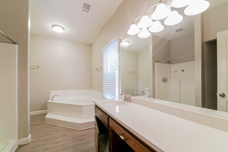 3,080/Mo, 8601 Stone Creek Ct Douglasville, GA 30135 Main Bathroom View
