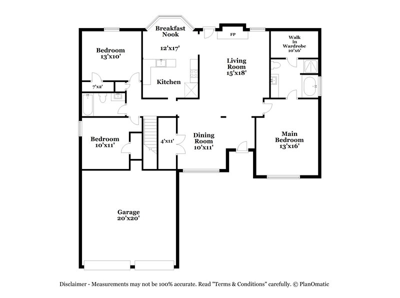 3,050/Mo, 4567 Derby Loop Fairburn, GA 30213 Floor Plan View