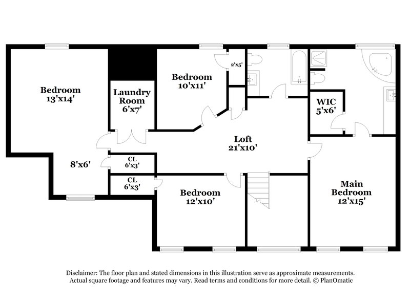 2,300/Mo, 409 Grove Park Dr Locust Grove, GA 30248 Floorplan View 2