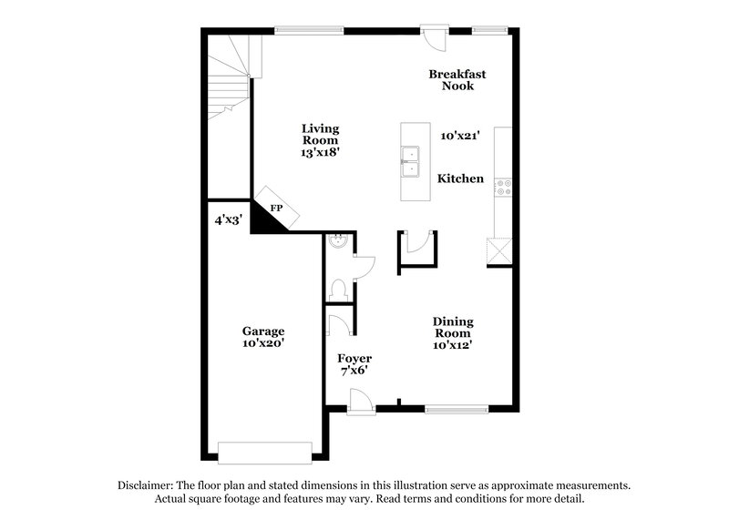 2,135/Mo, 5914 Grande River Rd Atlanta, GA 30349 Floorplan View