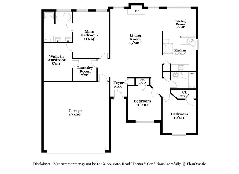 2,045/Mo, 100 Buena Vista St Winder, GA 30680 Floor Plan View