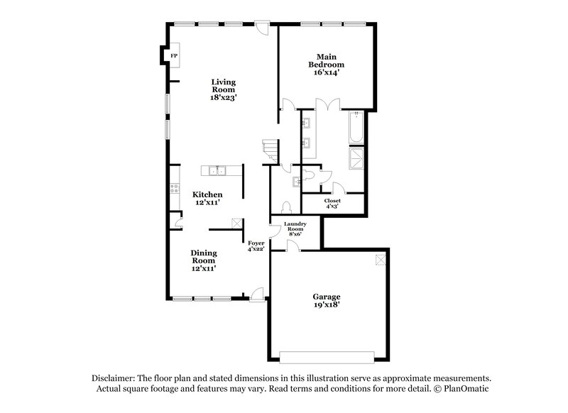 2,440/Mo, 3352 Briaroak Dr Duluth, GA 30096 Floor Plan View