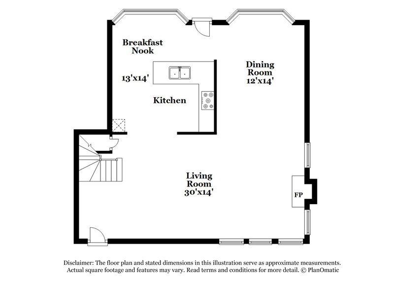 2,425/Mo, 751 Alison Jane Ct NE Kennesaw, GA 30144 Floor Plan View 3