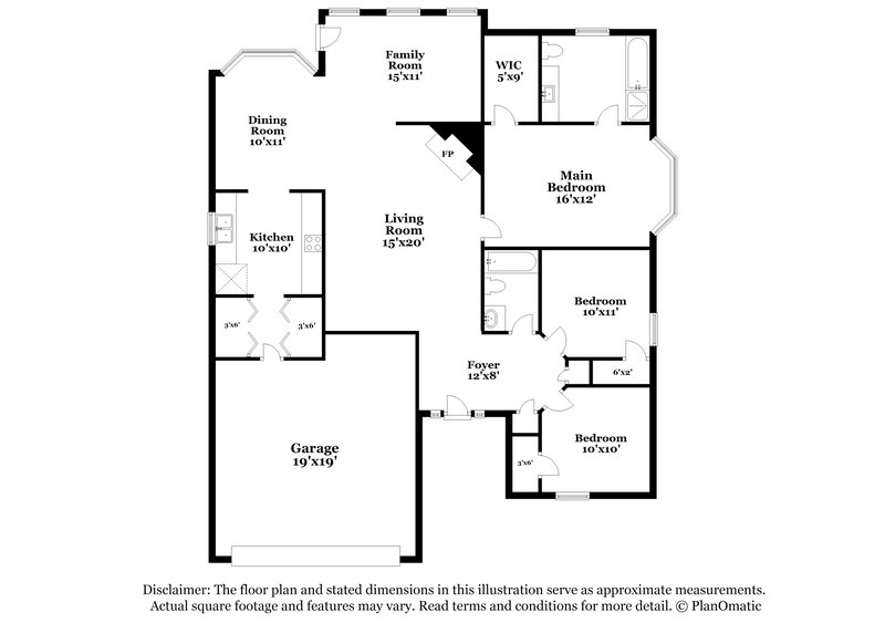 1,915/Mo, 7030 Duncan Walk McDonough, GA 30252 Floorplan View