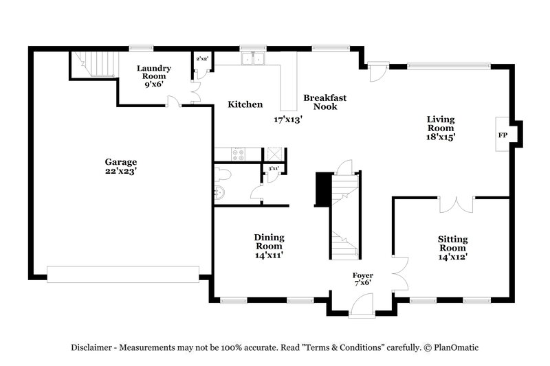 2,715/Mo, 2308 October Ct NW Acworth, GA 30102 Floorplan View
