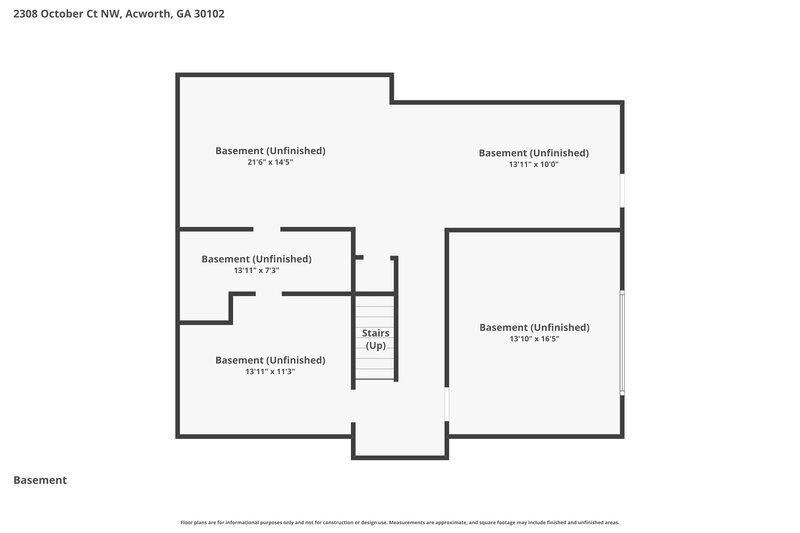 2,675/Mo, 2308 October Ct NW Acworth, GA 30102 Floor Plan View 2