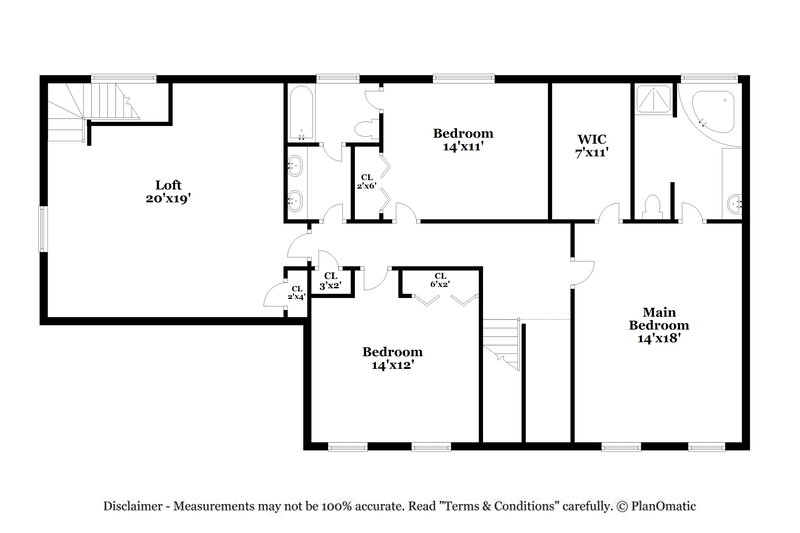 2,715/Mo, 2308 October Ct NW Acworth, GA 30102 Floorplan View 2