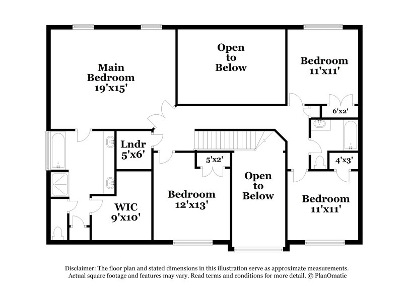 2,370/Mo, 613 Windham Way McDonough, GA 30253 Floor Plan View 2