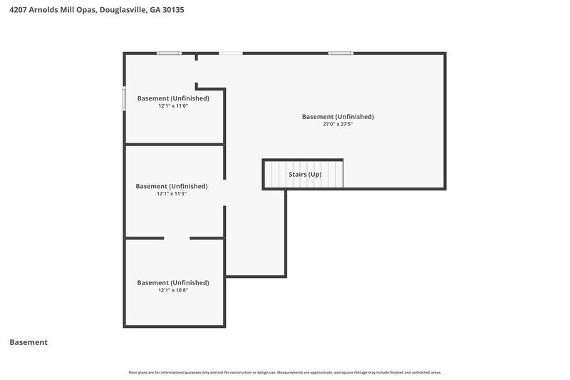 2,135/Mo, 4207 Arnolds Mill Opas Douglasville, GA 30135 Floorplan View 3