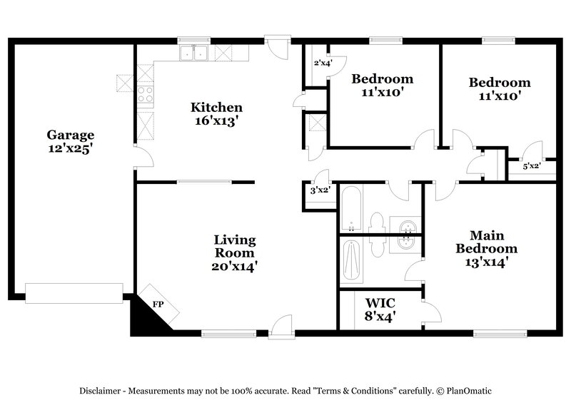 2,310/Mo, 915 Walnut Creek Ln Jonesboro, GA 30238 Floor Plan View