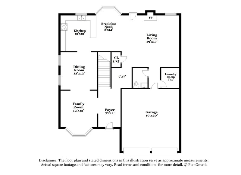 2,610/Mo, 3942 Rosebud Park Dr Snellville, GA 30039 Floorplan View