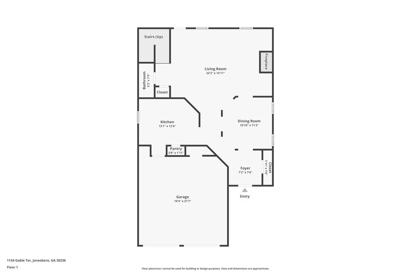 2,285/Mo, 1134 Gable Ter Jonesboro, GA 30236 Floor Plan View