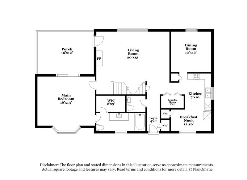 2,020/Mo, 2474 Smith Ave SW Marietta, GA 30064 Floor Plan View