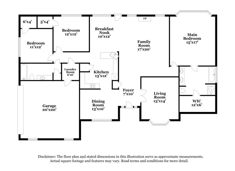 2,305/Mo, 110 Glenridge Dr Newnan, GA 30265 Floorplan View