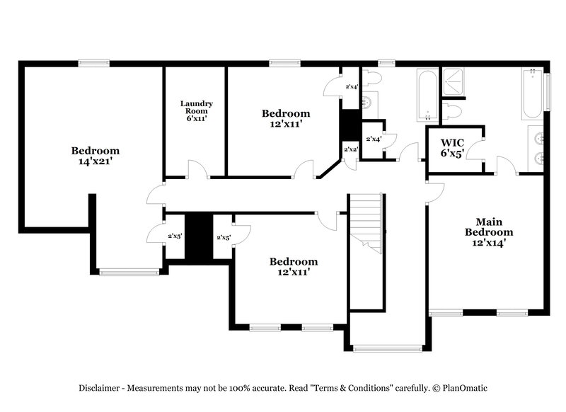 2,330/Mo, 206 Mystic Hollow Canton, GA 30114 Floorplan View