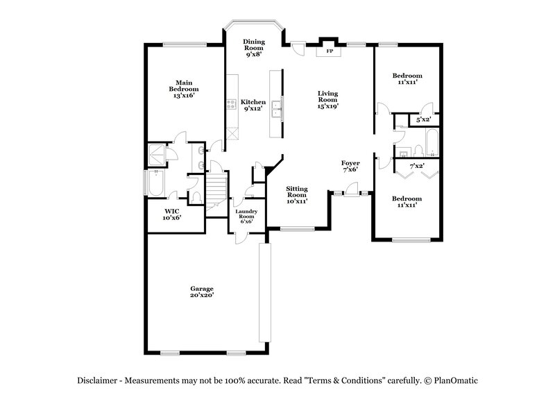 3,140/Mo, 615 Waltman Point Pl Lawrenceville, GA 30043 Floorplan View
