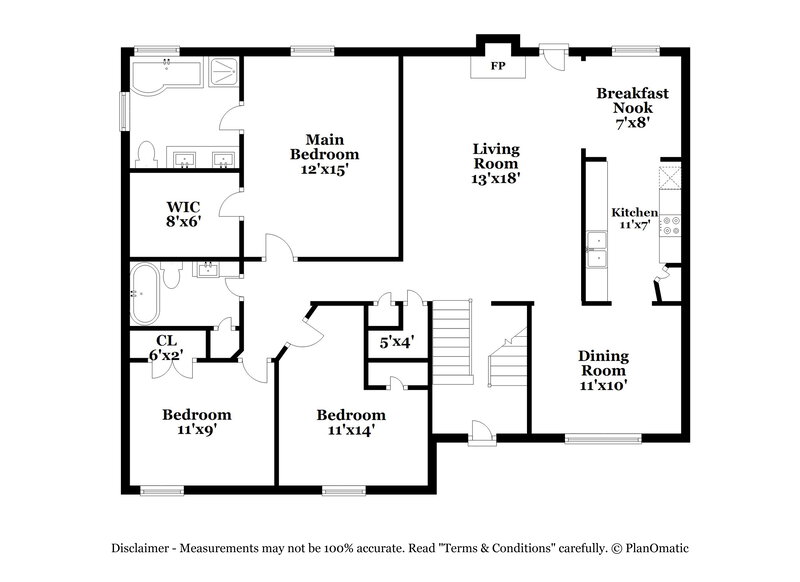 2,130/Mo, 2335 Alden Woods Jonesboro, GA 30236 Floor Plan View