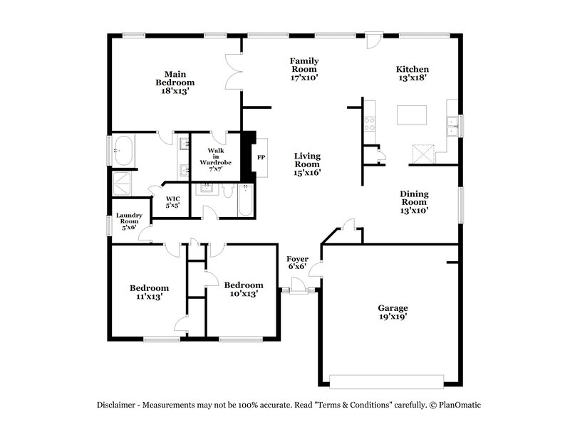 2,045/Mo, 421 Eglington Trl Locust Grove, GA 30248 Floor Plan View